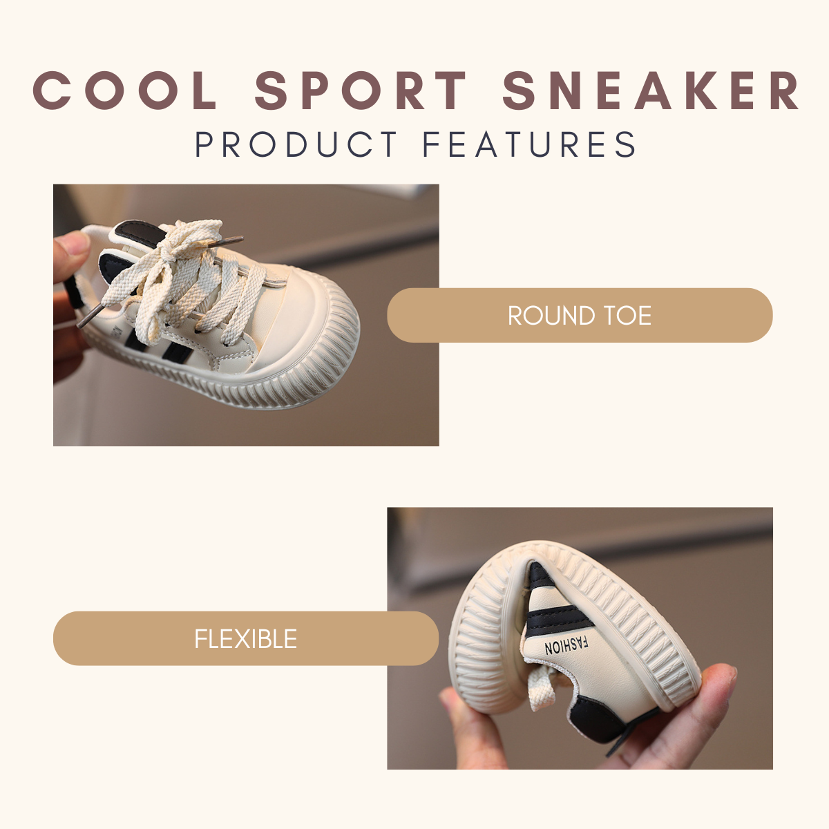 Lil Dash Sport Sneaker Kasut Baby Boy Kids Sport Shoes