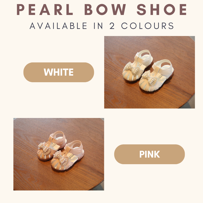 Luna Ribbons Baby Shoes Kasut Raya Budak Perempuan