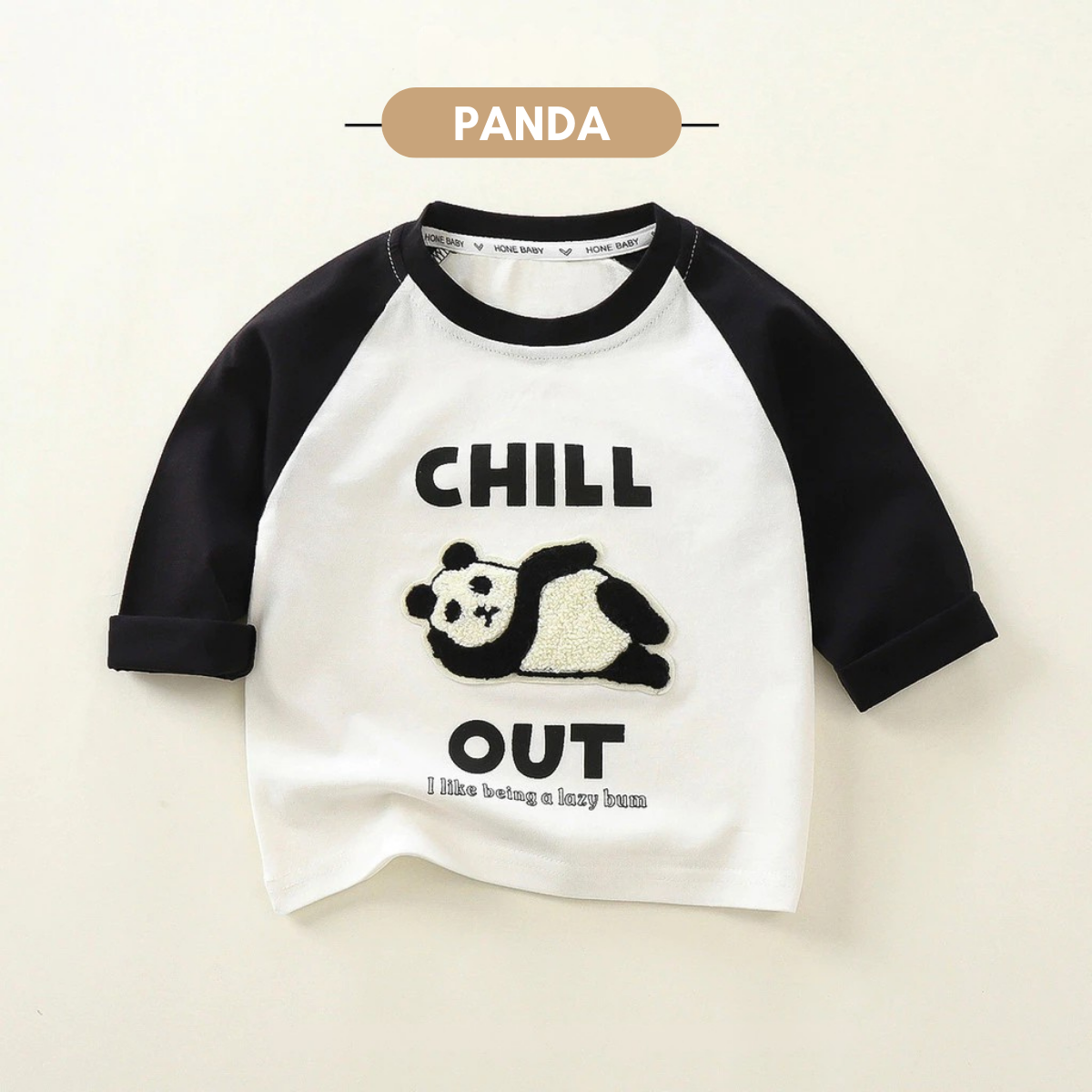 Playfit Cotton Long sleeve with Graphic Baju Budak Lelaki