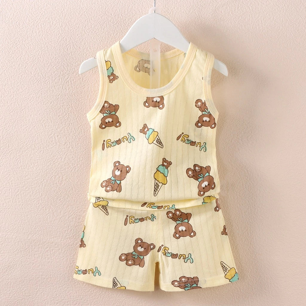 Sunny Singlet Clothes Set Baby Clothes Kids Baju Budak