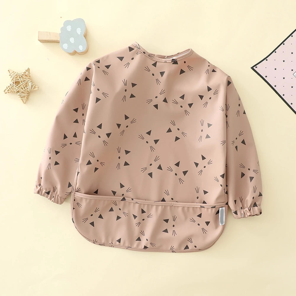 Premium Bib Long Sleeve Baby Feeding Bib