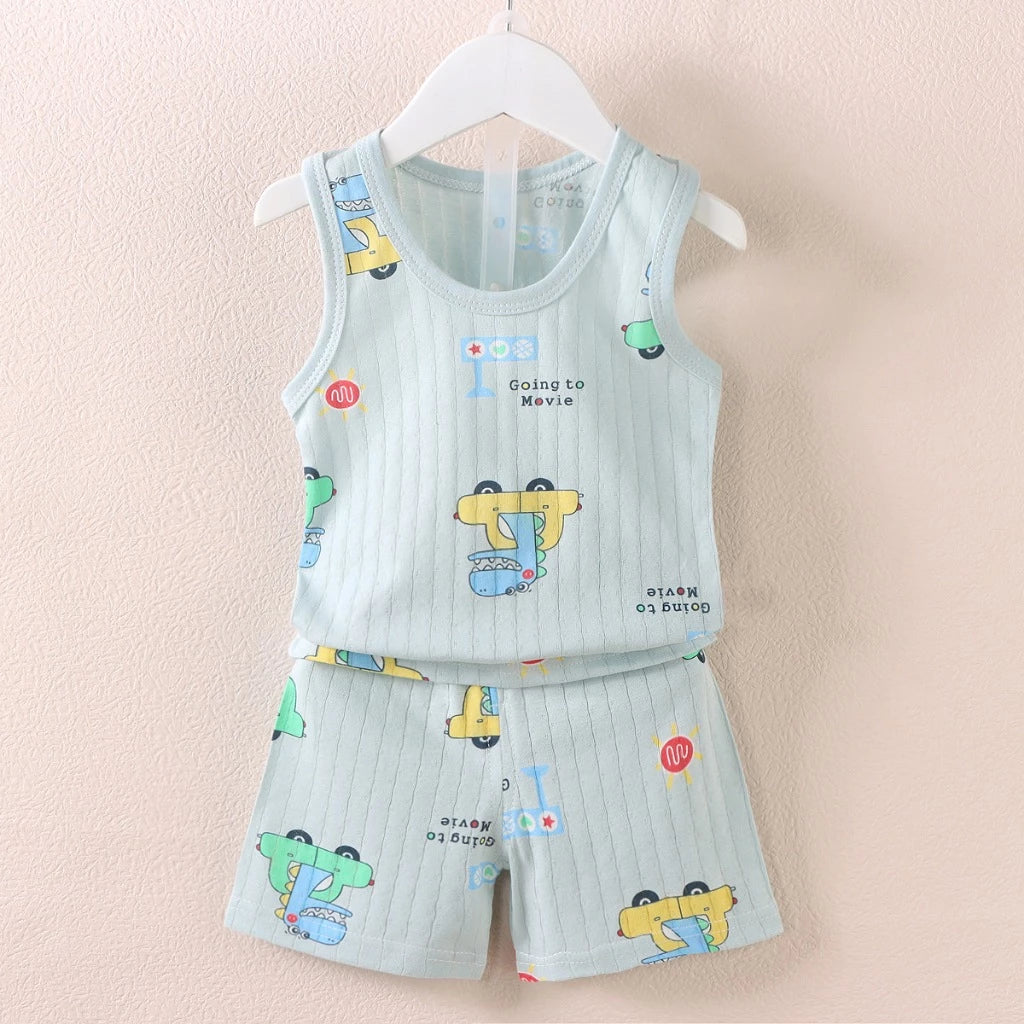 Sunny Singlet Clothes Set Baby Clothes Kids Baju Budak