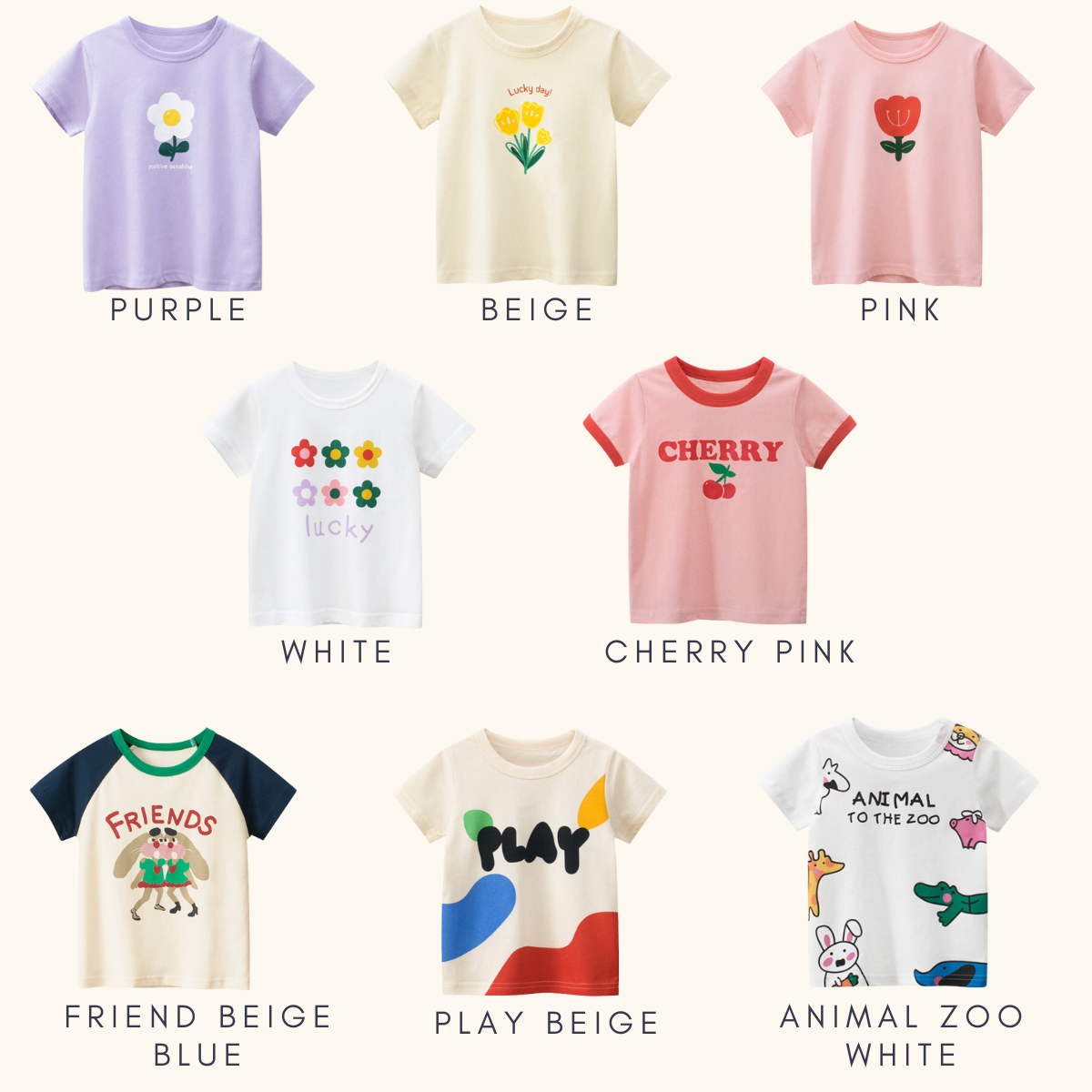 Flower Tee Top Clothes Fun Design Kids Tshirt