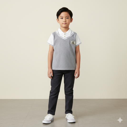 Young Duke New British Style One Piece Shirt Baju Baby Boy