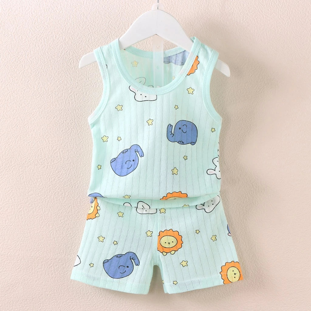Sunny Singlet Clothes Set Baby Clothes Kids Baju Budak