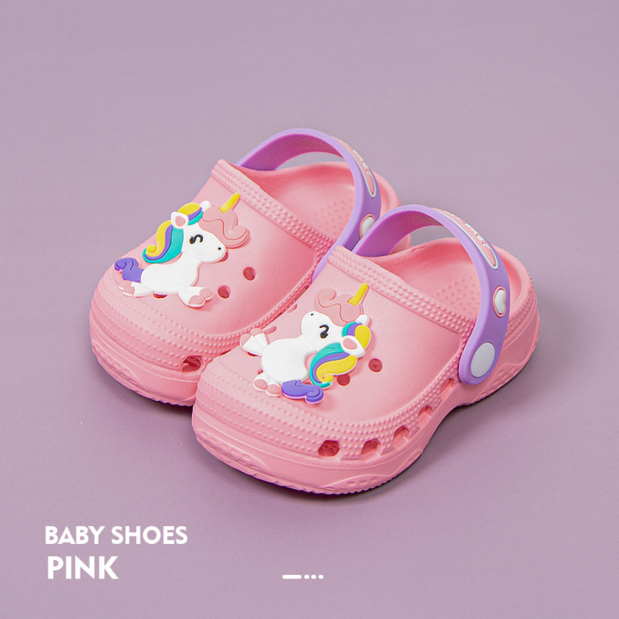 Cheerful Mario Kids Rubber Sandal Kasut Raya Baby Unisex