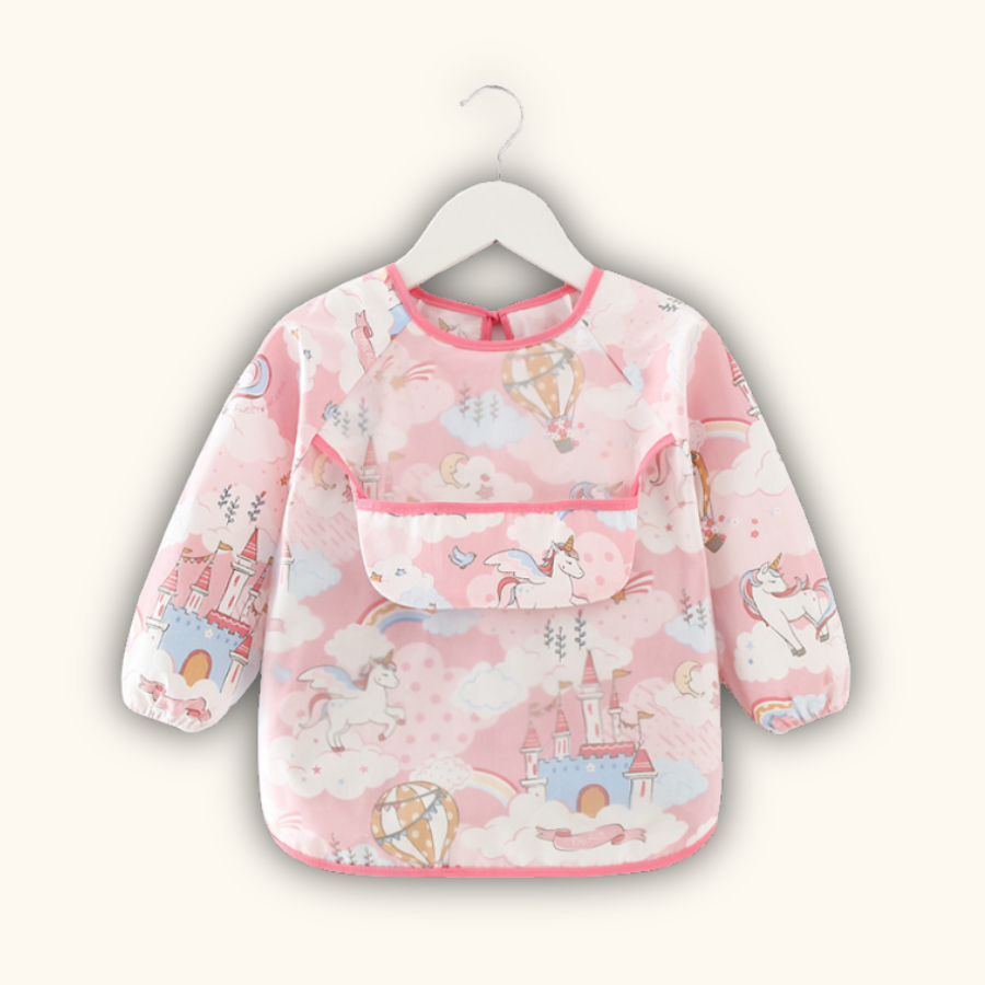 CoolBeep Baby Feeding Bib Shorts Sleeve Baby Bibs