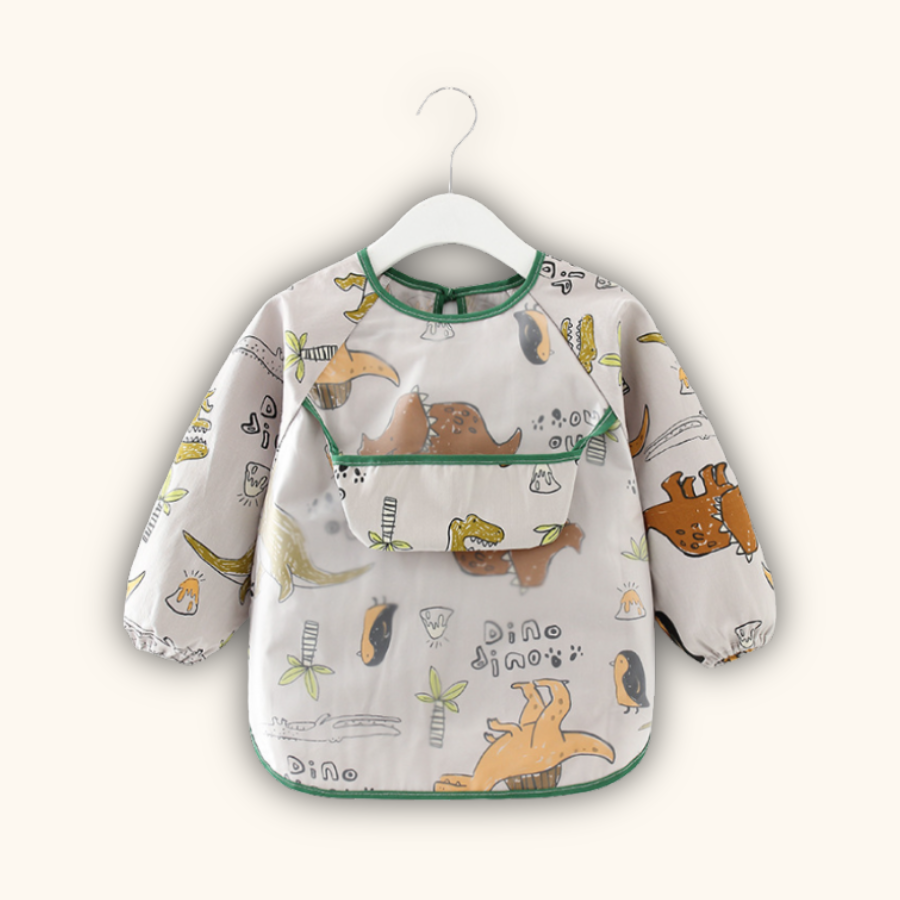 CoolBeep Baby Feeding Bib Shorts Sleeve Baby Bibs