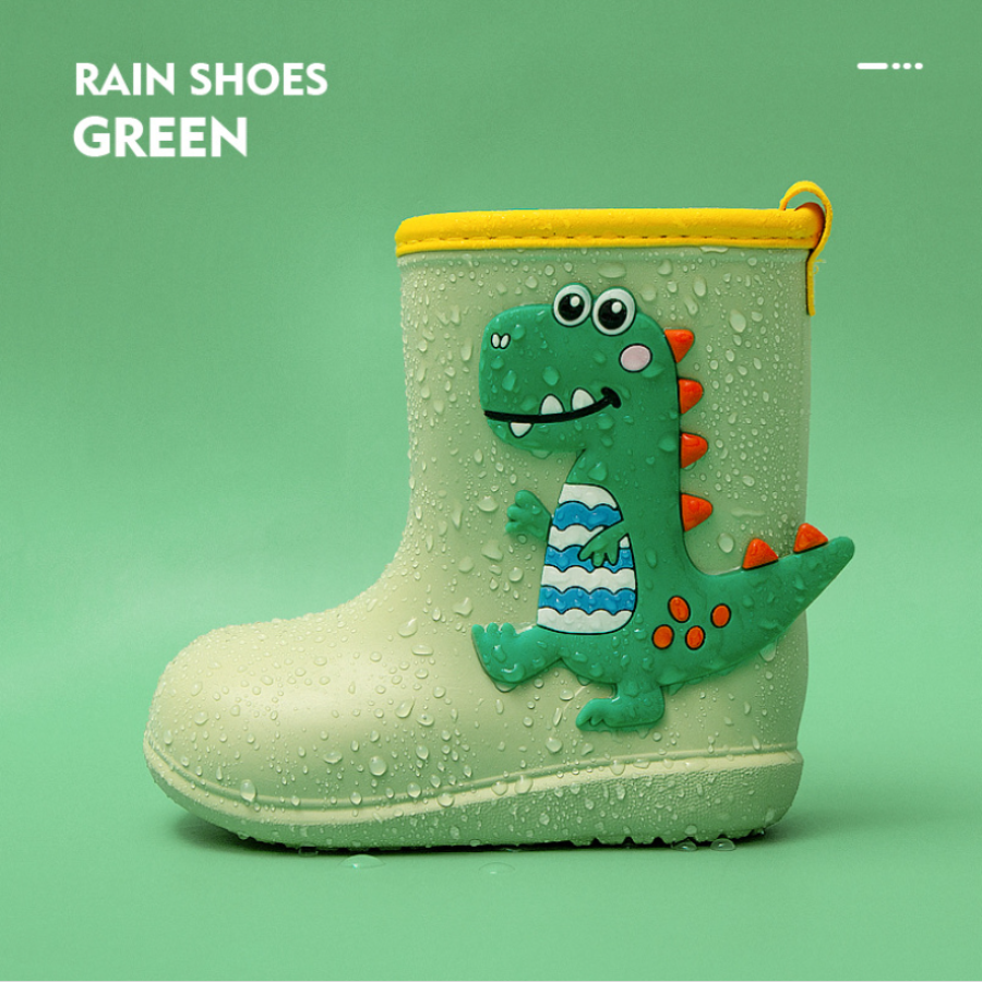 Cheerful Mario Kids Rain Boots Kasut Raya Boot Budak