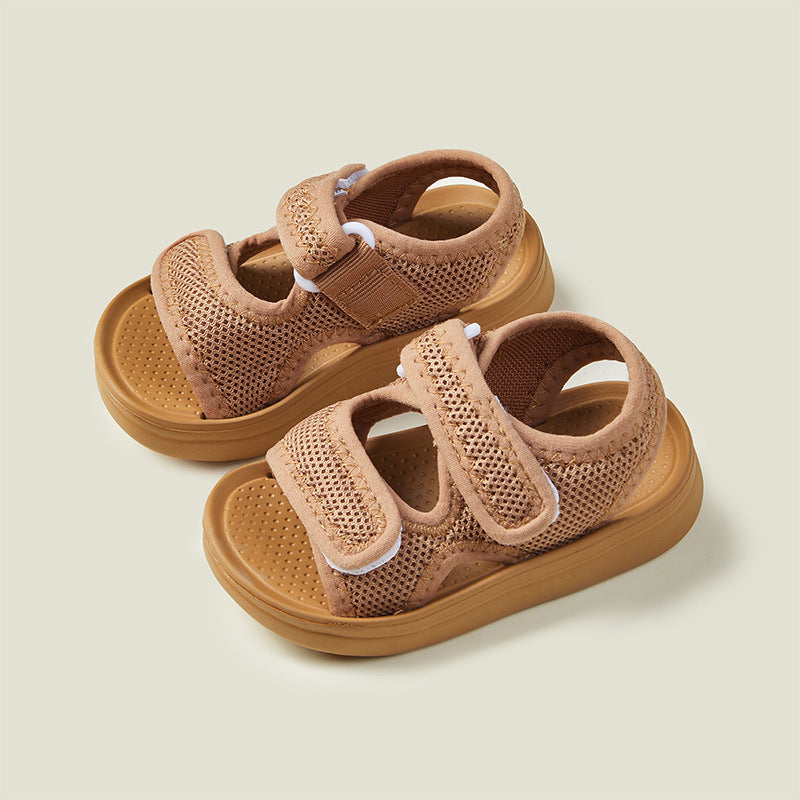 Cheerful Mario Kids Plain Colour Sandal Kids Shoes