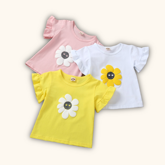 Sunflower Kids Girl Tshirt Tshirt Baby Girl Perempuan