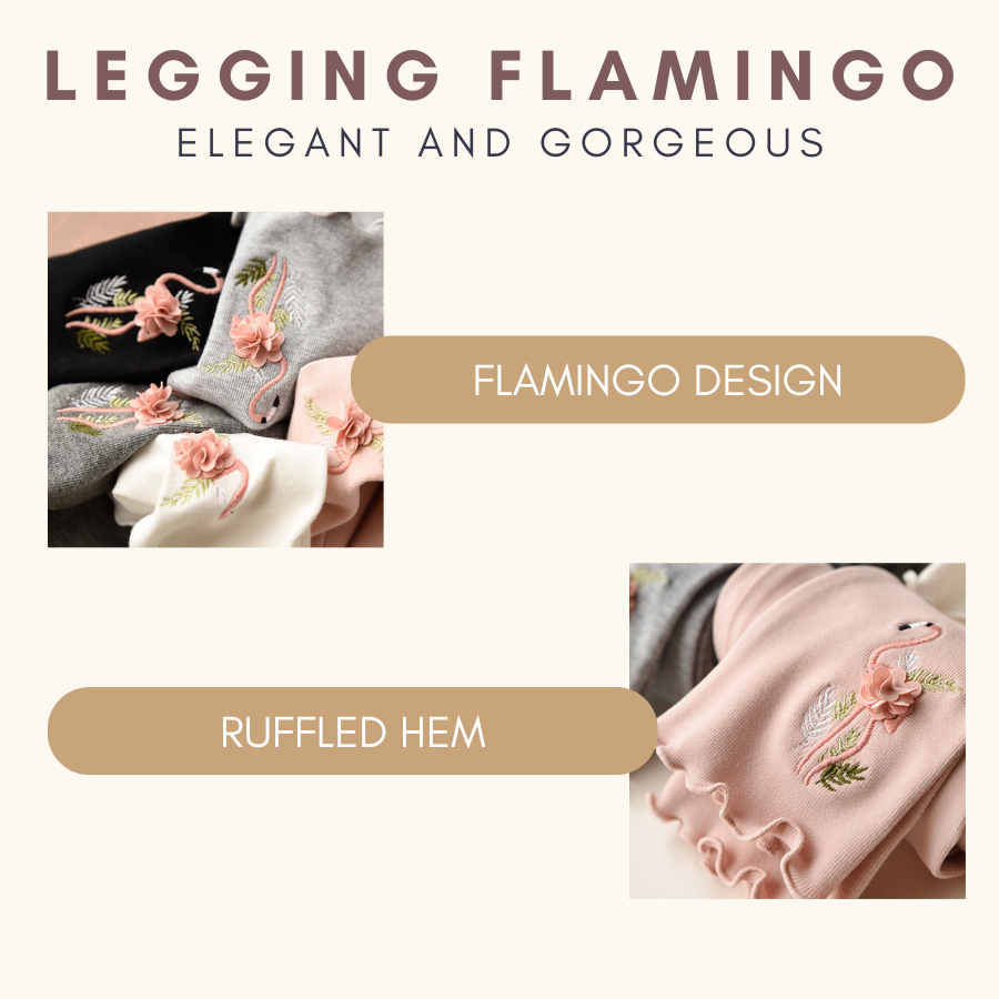 Legging Flamingo Seluar Legging Budak Kids Girl