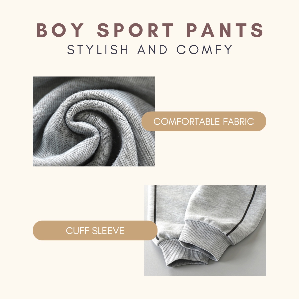 Boy Dash Sport Pant Line Seluar Panjang Budak Lelaki