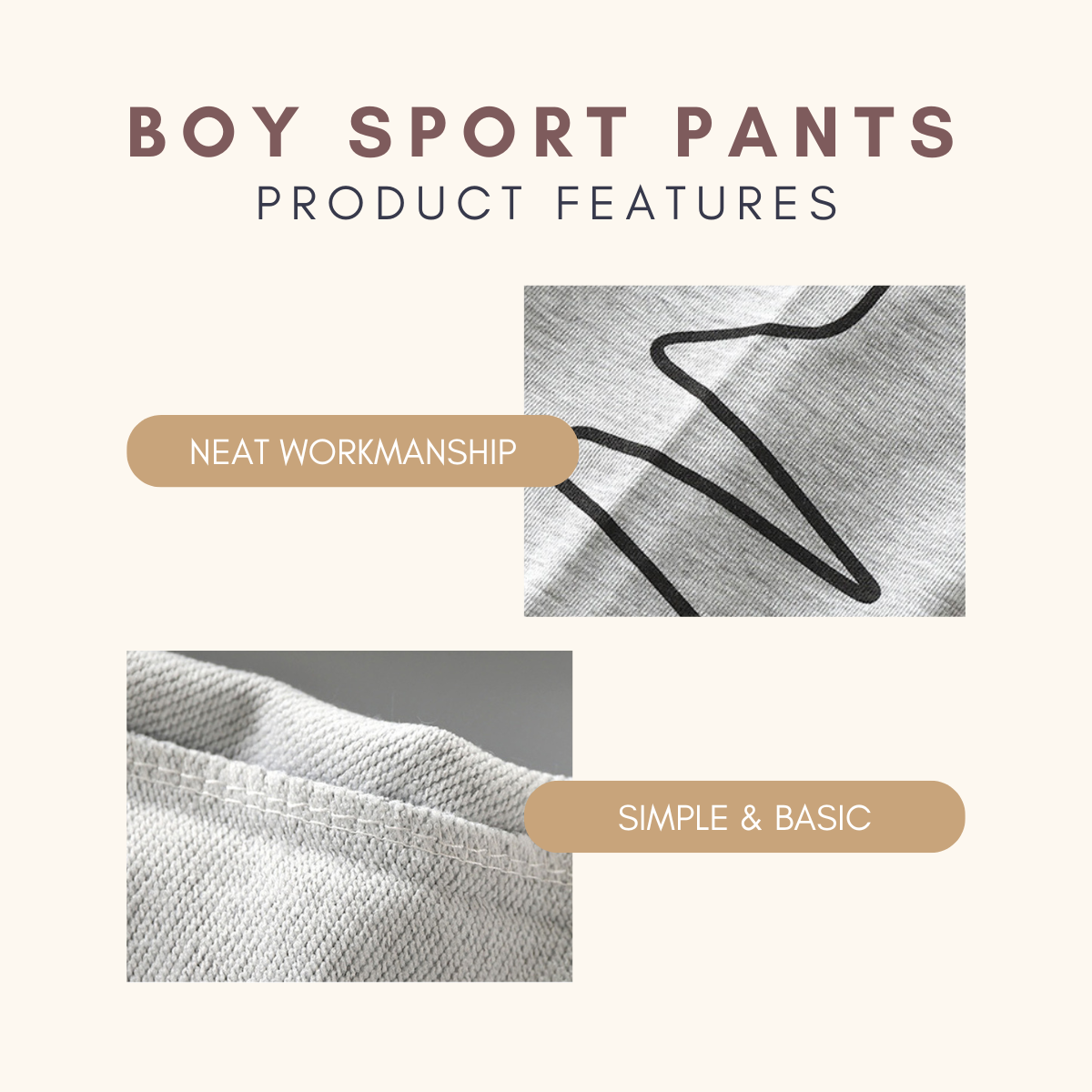 Boy Dash Sport Pant Line Seluar Panjang Budak Lelaki