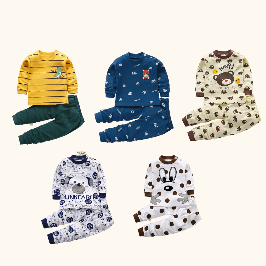 Leo Lullaby Pyjamas Set Baju Tidur Budak LelakiKids Pyjama