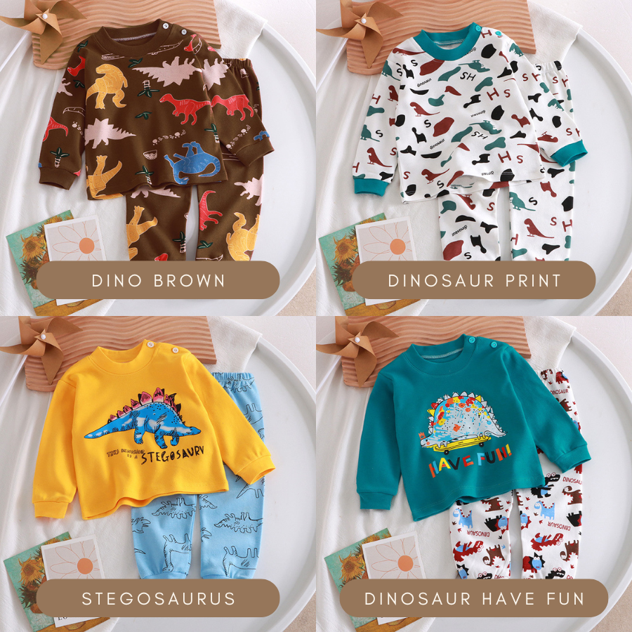 Leo Lullaby Pyjamas Set Baju Tidur Budak LelakiKids Pyjama