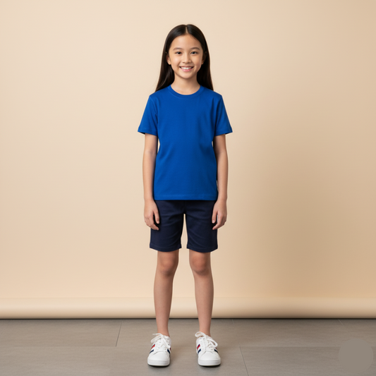 Lil Wear Cotton Plain Tshirt Tshirt Budak Perempuan