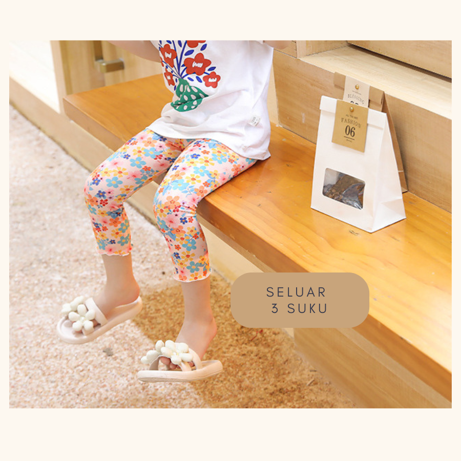 Daisy Girl Cropped Pant Legging Kids Girl
