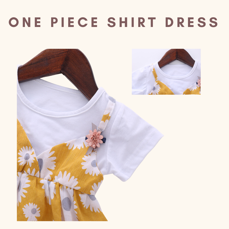 Springlet Dress Dress Budak Kids Girl Dress One Piece