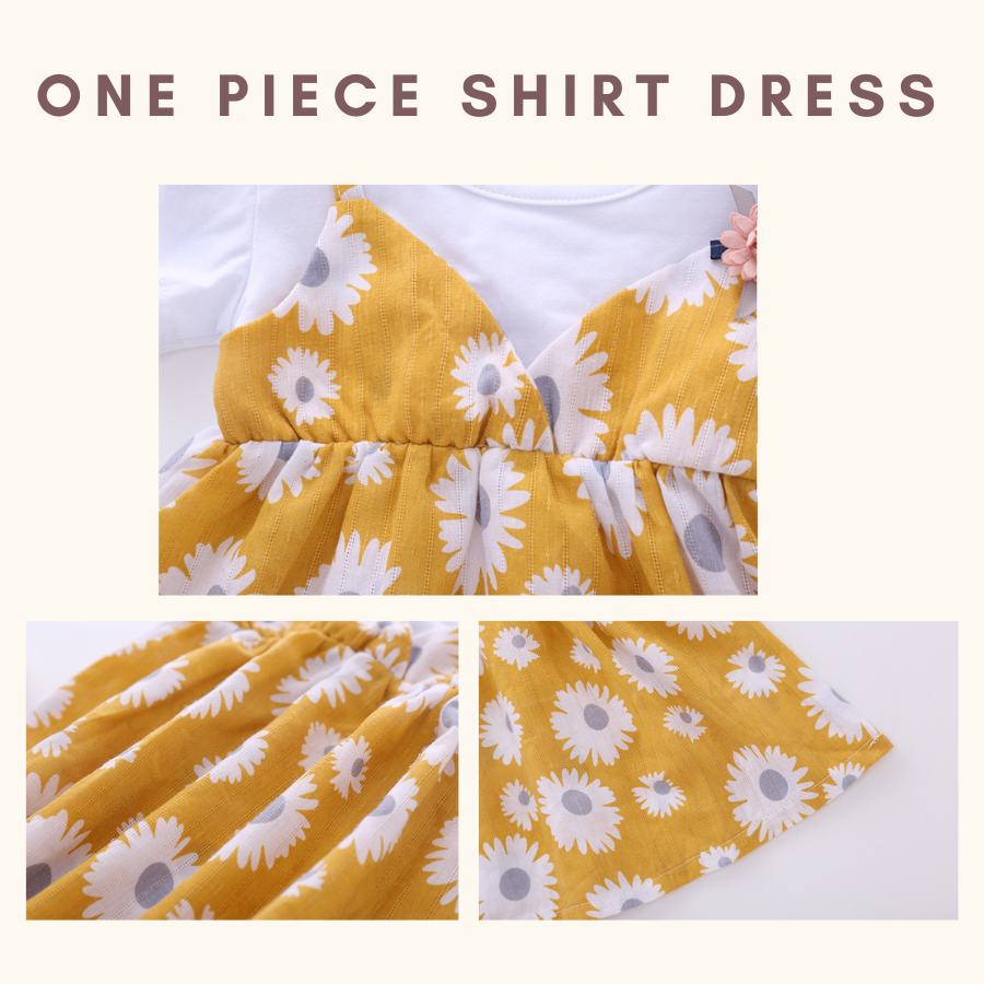 Springlet Dress Dress Budak Kids Girl Dress One Piece