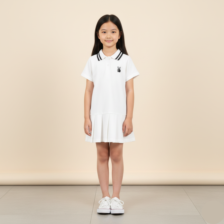 Playfit Girl Dress Baju Raya Budak Perempuan