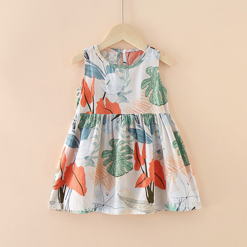 Princess Cotton Silk Dress Dress Budak Kids Girl Dress