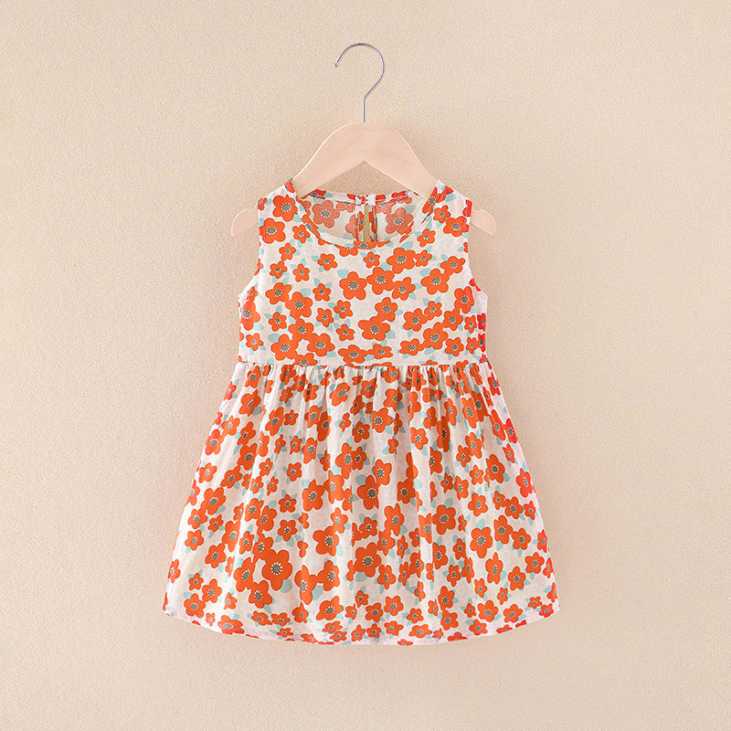 Princess Cotton Silk Dress Dress Budak Kids Girl Dress