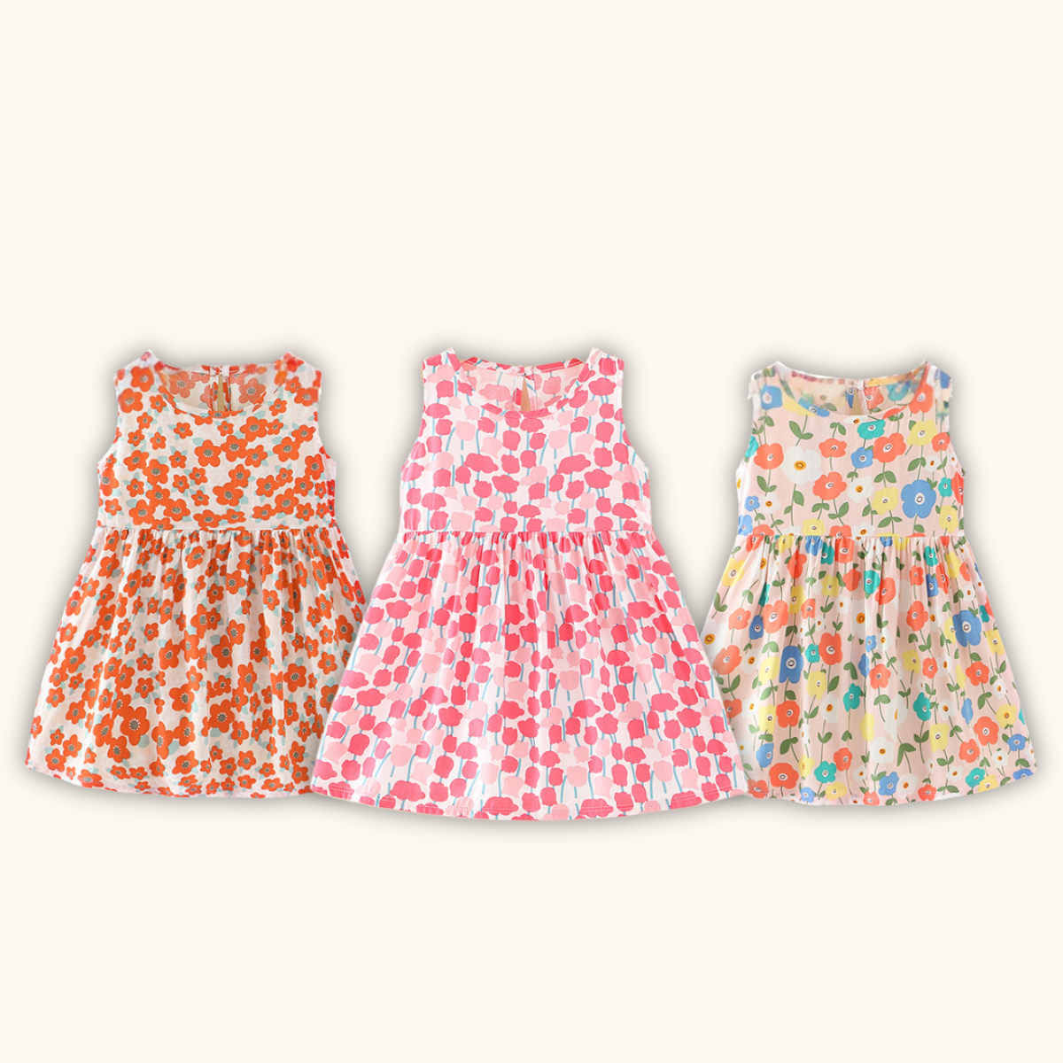Princess Cotton Silk Dress Dress Budak Kids Girl Dress