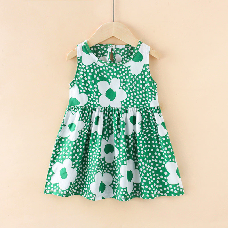 Princess Cotton Silk Dress Dress Budak Kids Girl Dress
