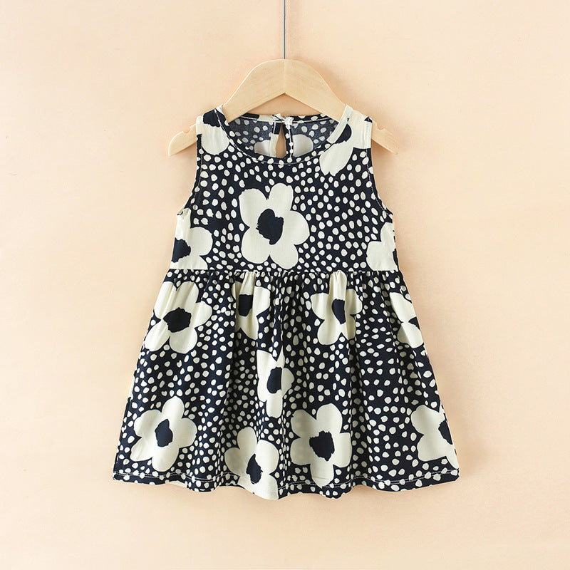 Princess Cotton Silk Dress Dress Budak Kids Girl Dress