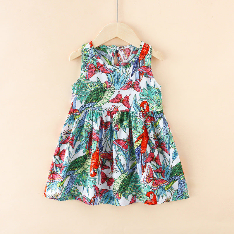 Princess Cotton Silk Dress Dress Budak Kids Girl Dress