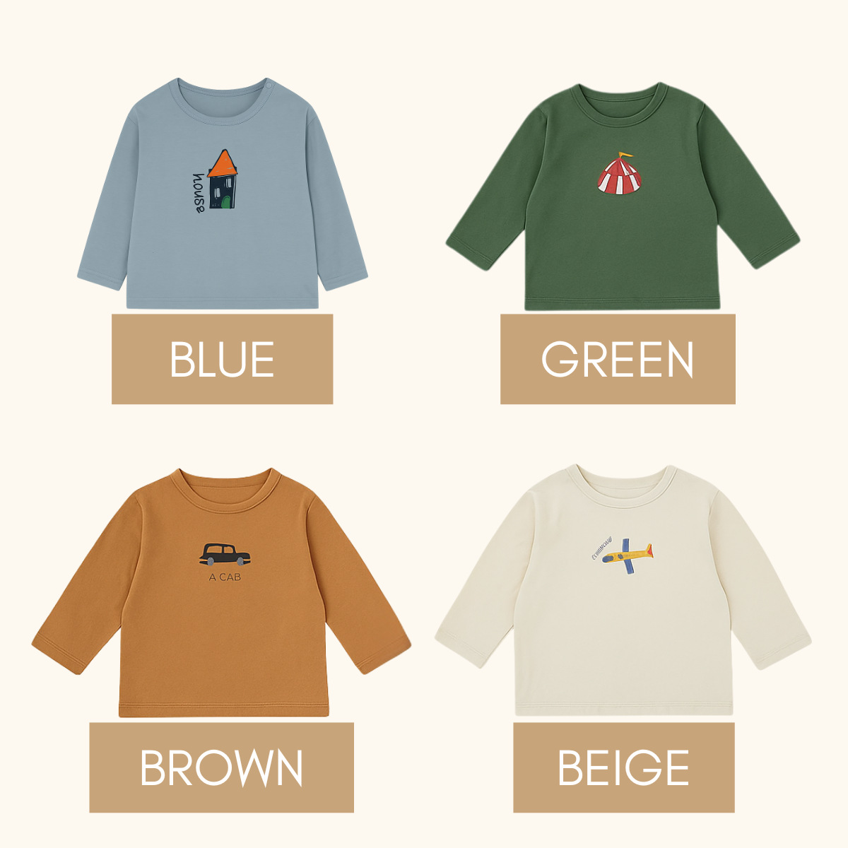 Casual Long Sleeve Shirt Long Sleeve Boy Kids Baju Raya
