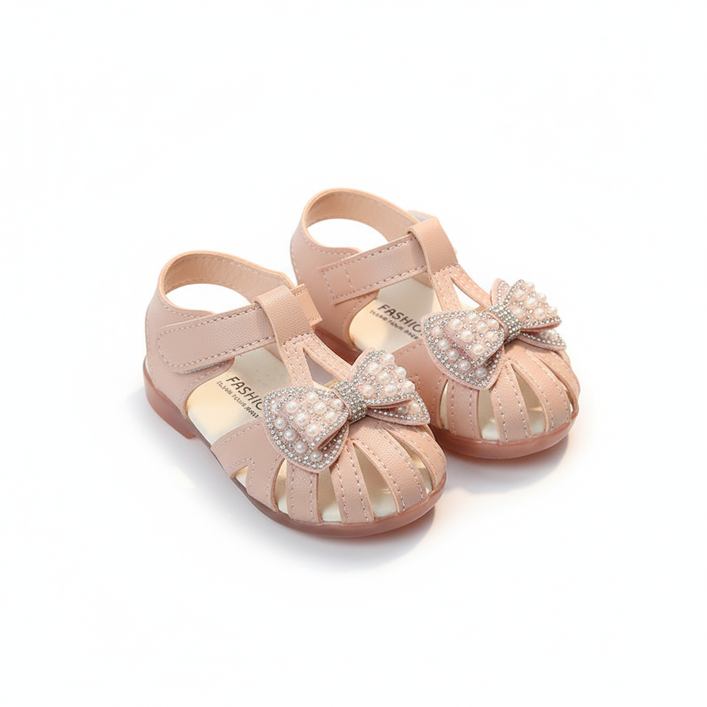 Luna Ribbons Baby Shoes Kasut Raya Budak Perempuan