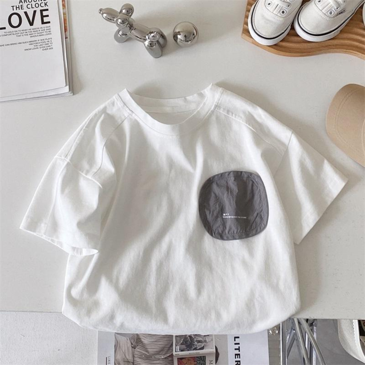 Tee Basics Summer Boy Cotton Tshirt Baju Budak Lelaki