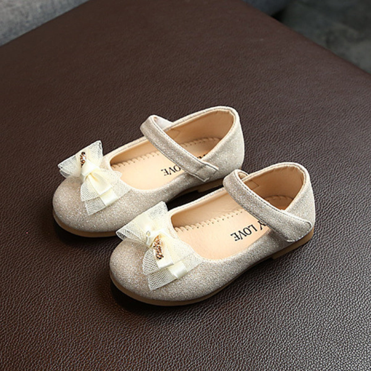 Mini BowBelle Princess Shoes Kasut Raya Budak Perempuan