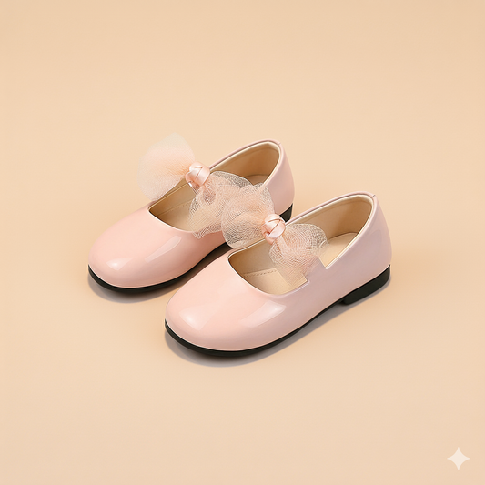 Jelly Bow Steps Shoes Kasut Budak Perempuan