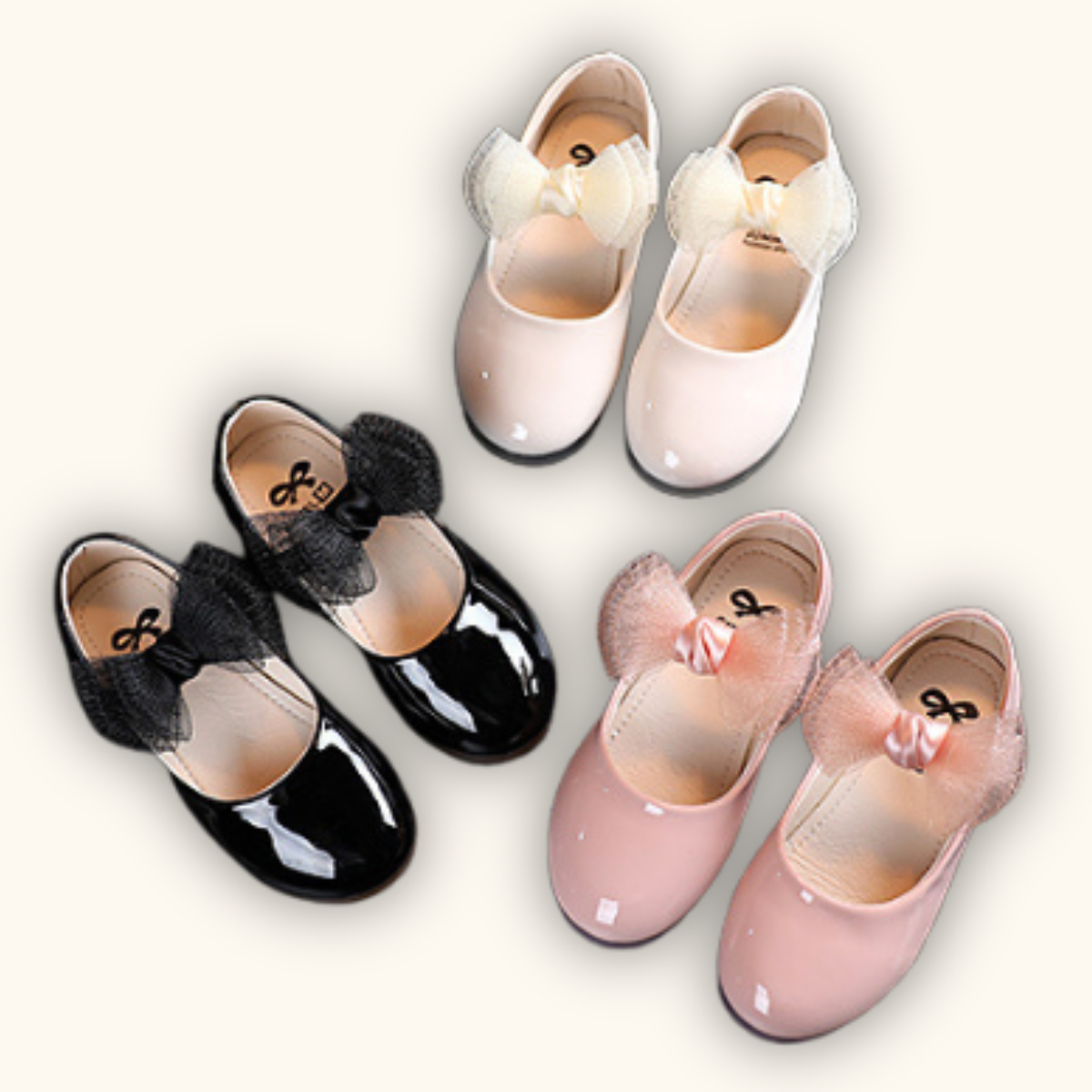 Jelly Bow Steps Shoes Kasut Budak Perempuan