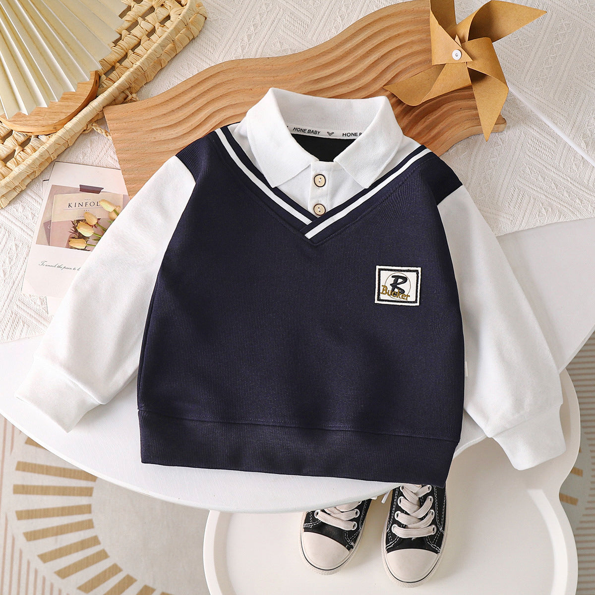 Young Duke New British Style One Piece Shirt Baju Baby Boy