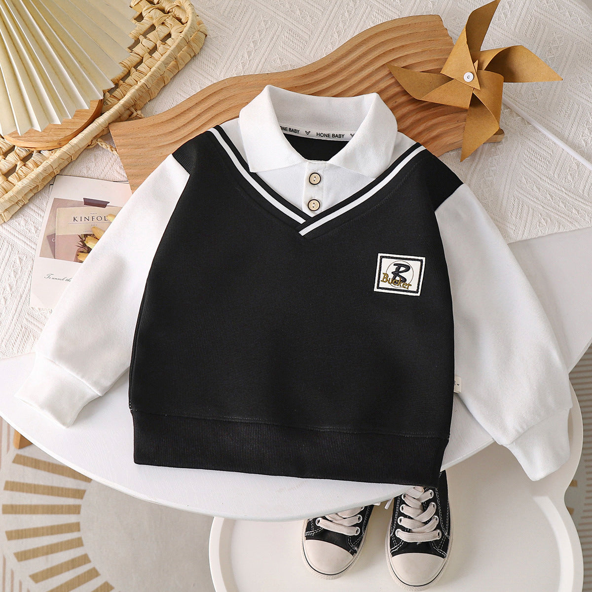 Young Duke New British Style One Piece Shirt Baju Baby Boy