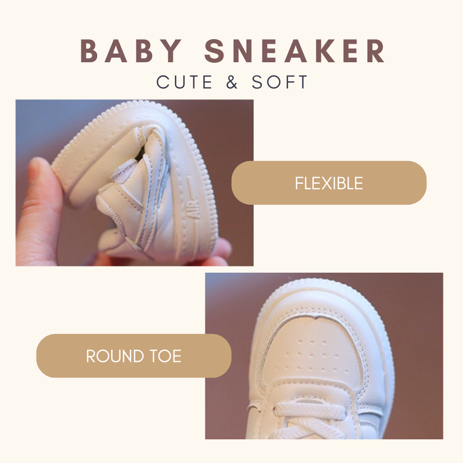 Kids Sneaker Sport Shoe Kasut Raya Baby Boy Kasut Baby Girl