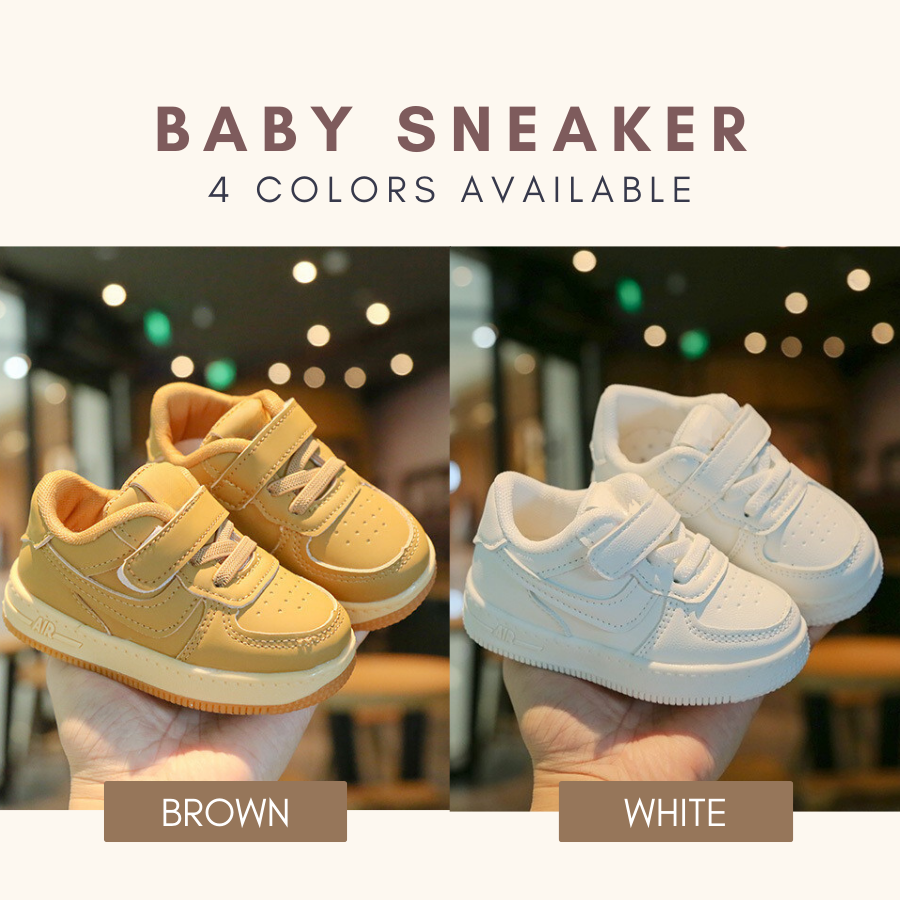 Kids Sneaker Sport Shoe Kasut Raya Baby Boy Kasut Baby Girl