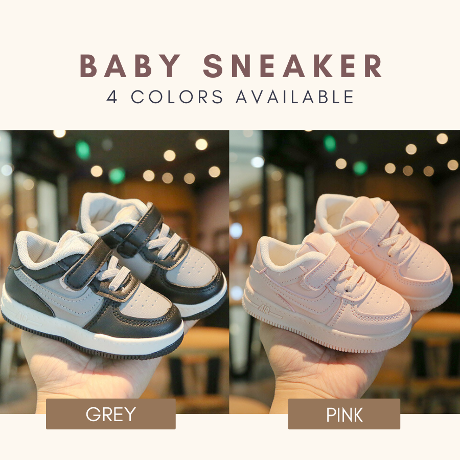 Kids Sneaker Sport Shoe Kasut Raya Baby Boy Kasut Baby Girl