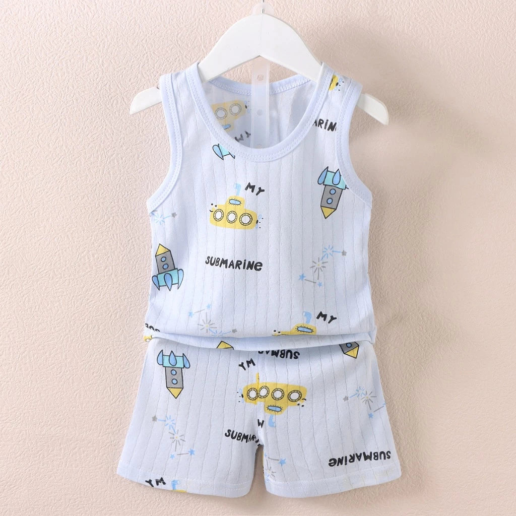 Sunny Singlet Clothes Set Baby Clothes Kids Baju Budak