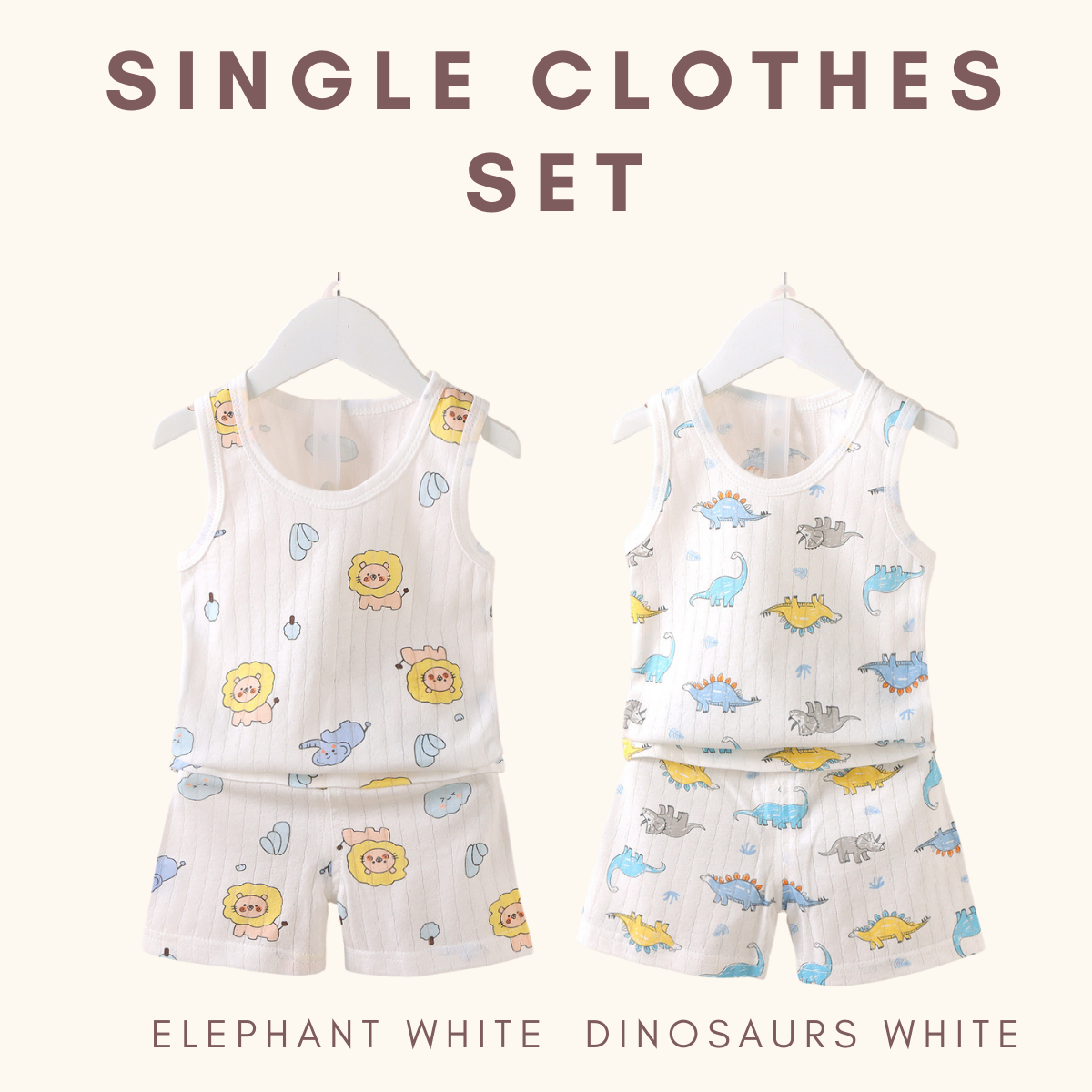 Sunny Singlet Clothes Set Baby Clothes Kids Baju Budak