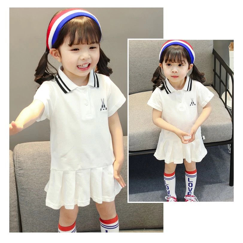 Playfit Girl Dress Baju Raya Budak Perempuan