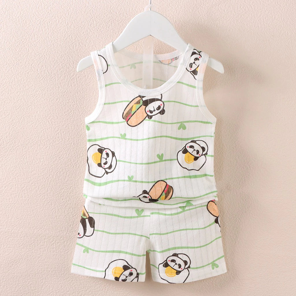 Sunny Singlet Clothes Set Baby Clothes Kids Baju Budak