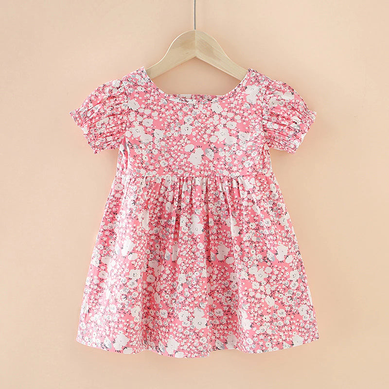 FloraTwirl Dress with U Back Baby Dress Girl Dress Baby
