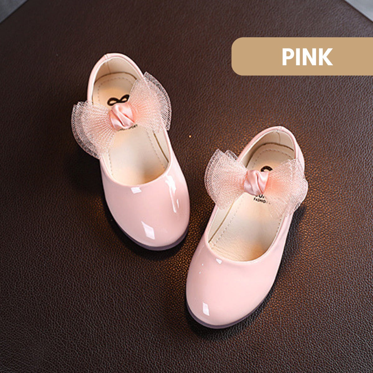 Jelly Bow Steps Shoes Kasut Budak Perempuan