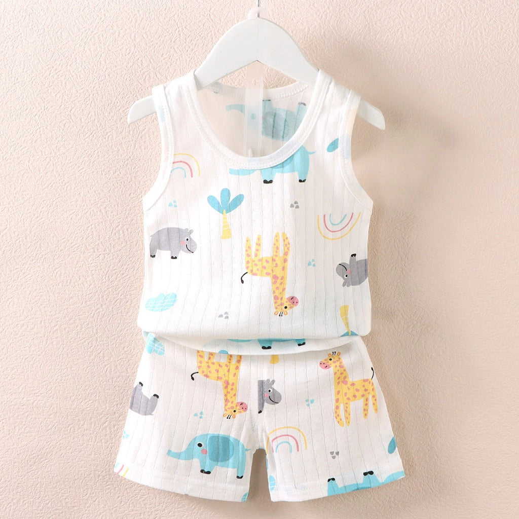 Sunny Singlet Clothes Set Baby Clothes Kids Baju Budak