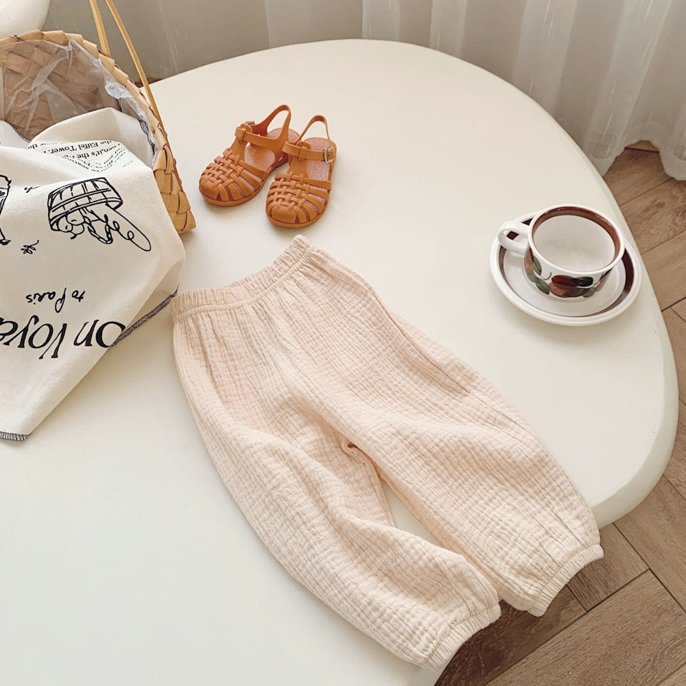 Seluar Budak Perempuan 1-6Y Kids Girl Harem Long Pants Soft Cotton Comfortable Toddle Pants Seluar Panjang Baby Girl